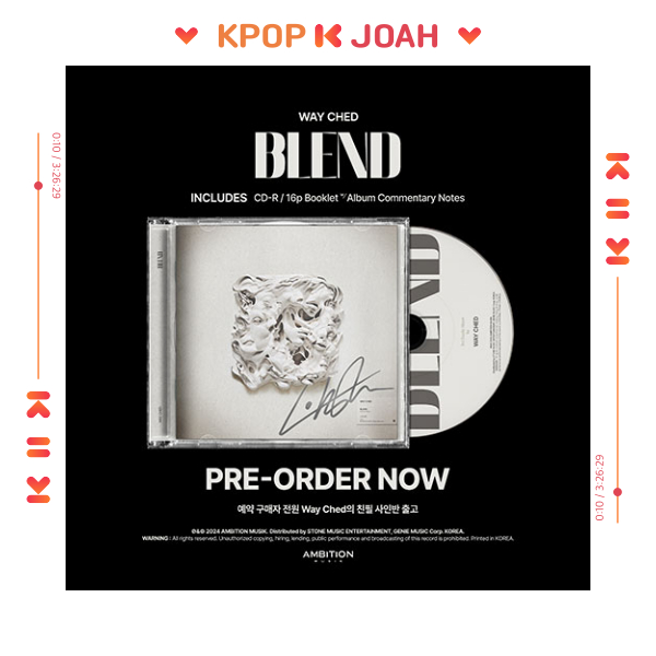 WAY CHED [BLEND] 3rd FULL ALBUM  (25th Sep.2024)