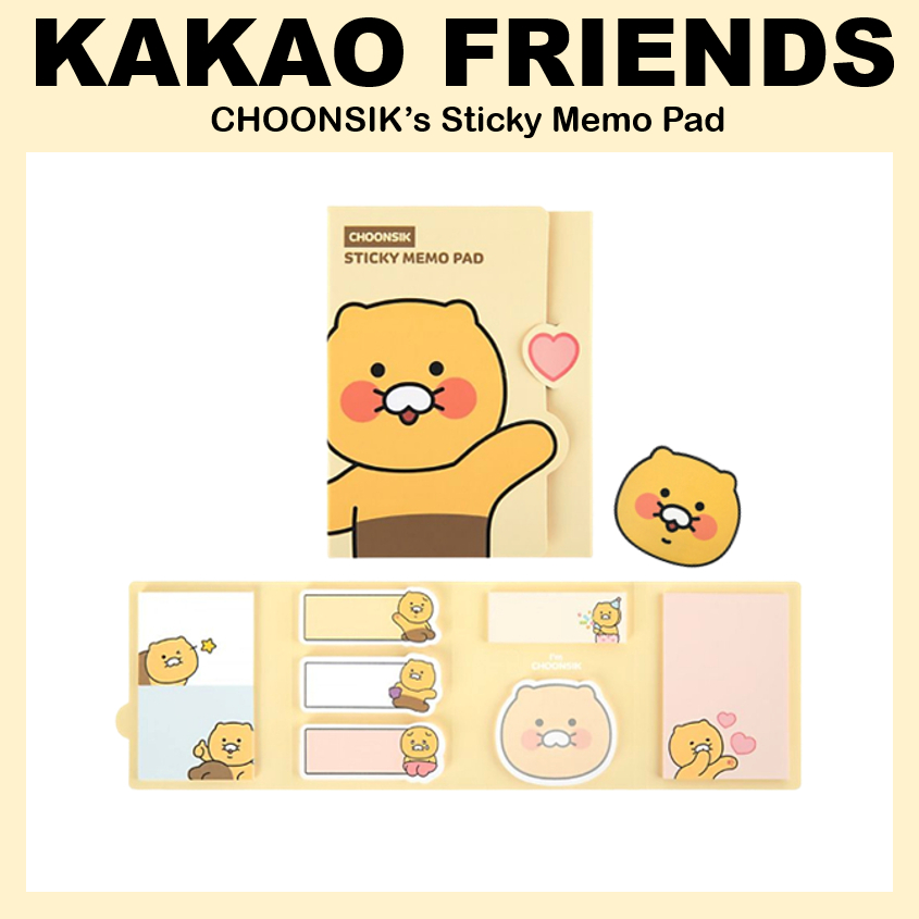 [KAKAO Friend] Choonsik's แผ่นกระดาษโน้ต แบบเหนียว