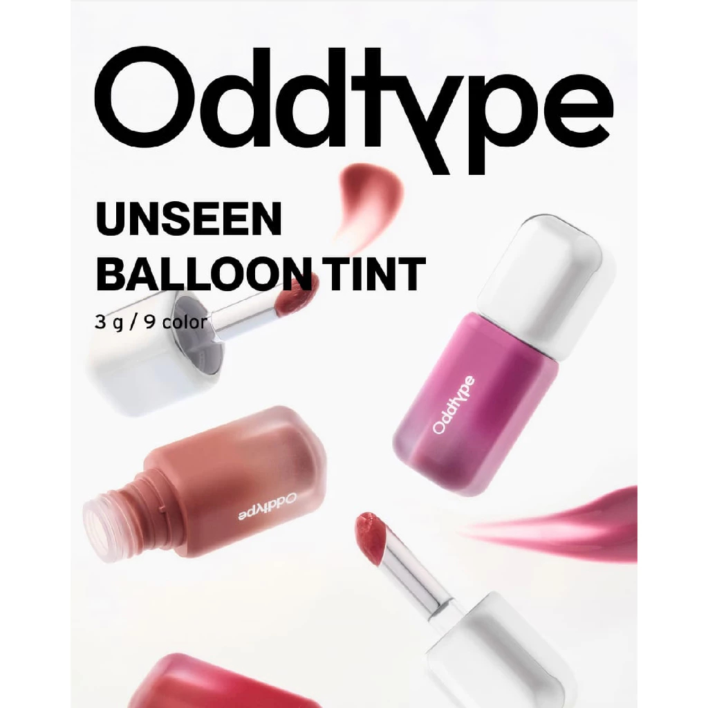 Oddtype Unseen Balloon Tint 3g - ลิปทินท์ Airy Water-Stain | เนื้อบางเบา ติดทนนาน ไม่เลอะ - รูปที่ 2