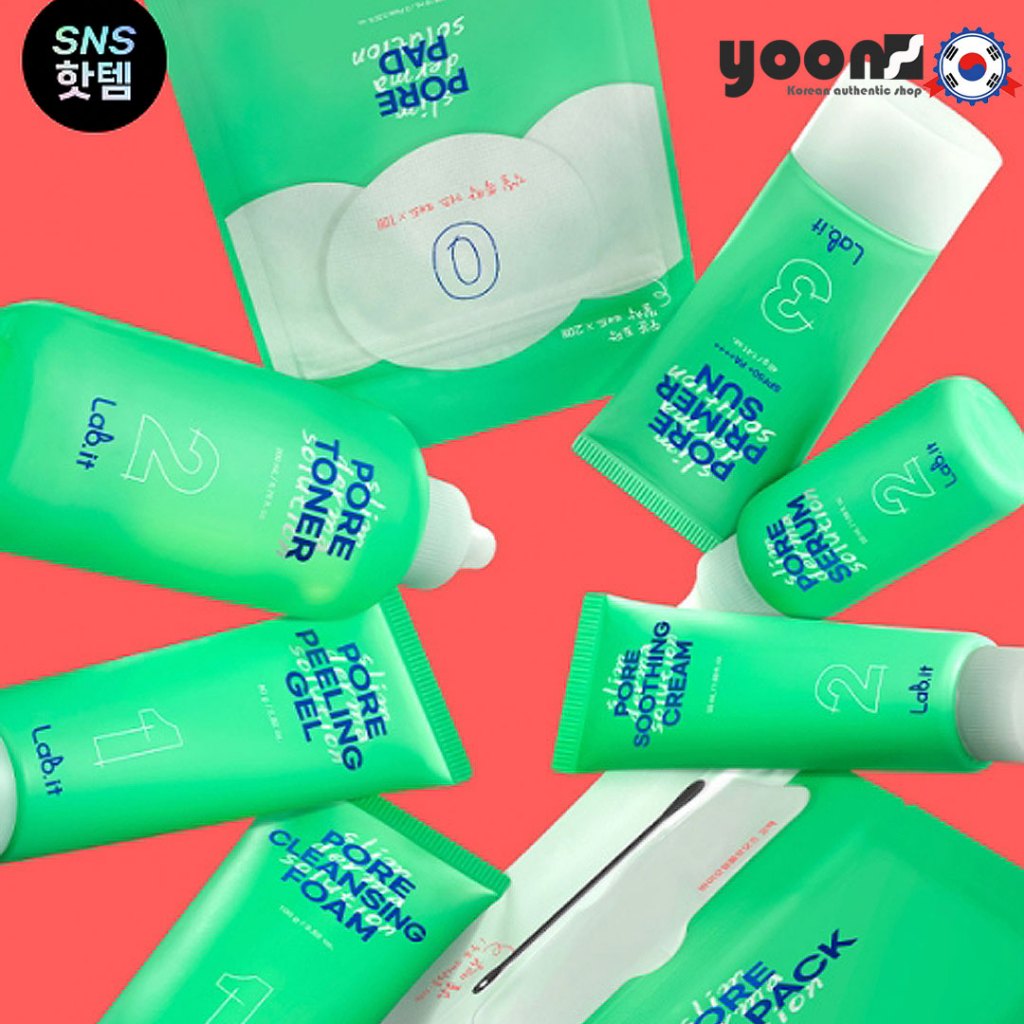 [Lab It] PORE Soothing Cream/Serum/Toner/Gel/Cleaner/Pad_From Korea