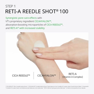 [VT] Reedle Shot 2Step Hydrogel mask 1 ชิ้น Quick Soothing, Ampoule Gel mask [Official Flagship]