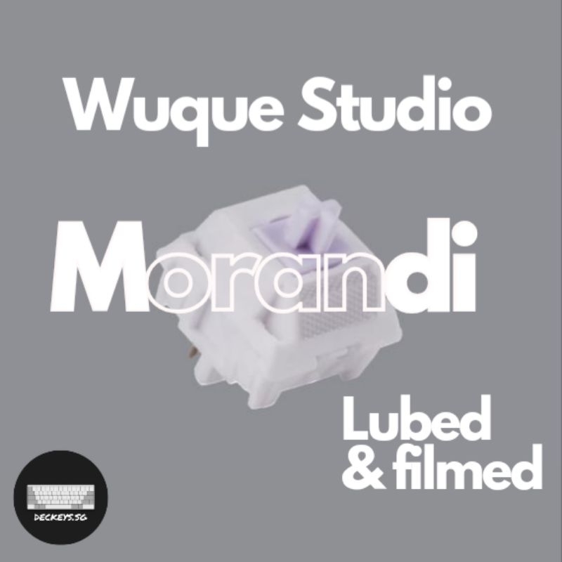 Wuque Studio Morandi Linear Switches สําหรับคีย์บอร์ดเชิงกลแบบกําหนดเอง akko gateron