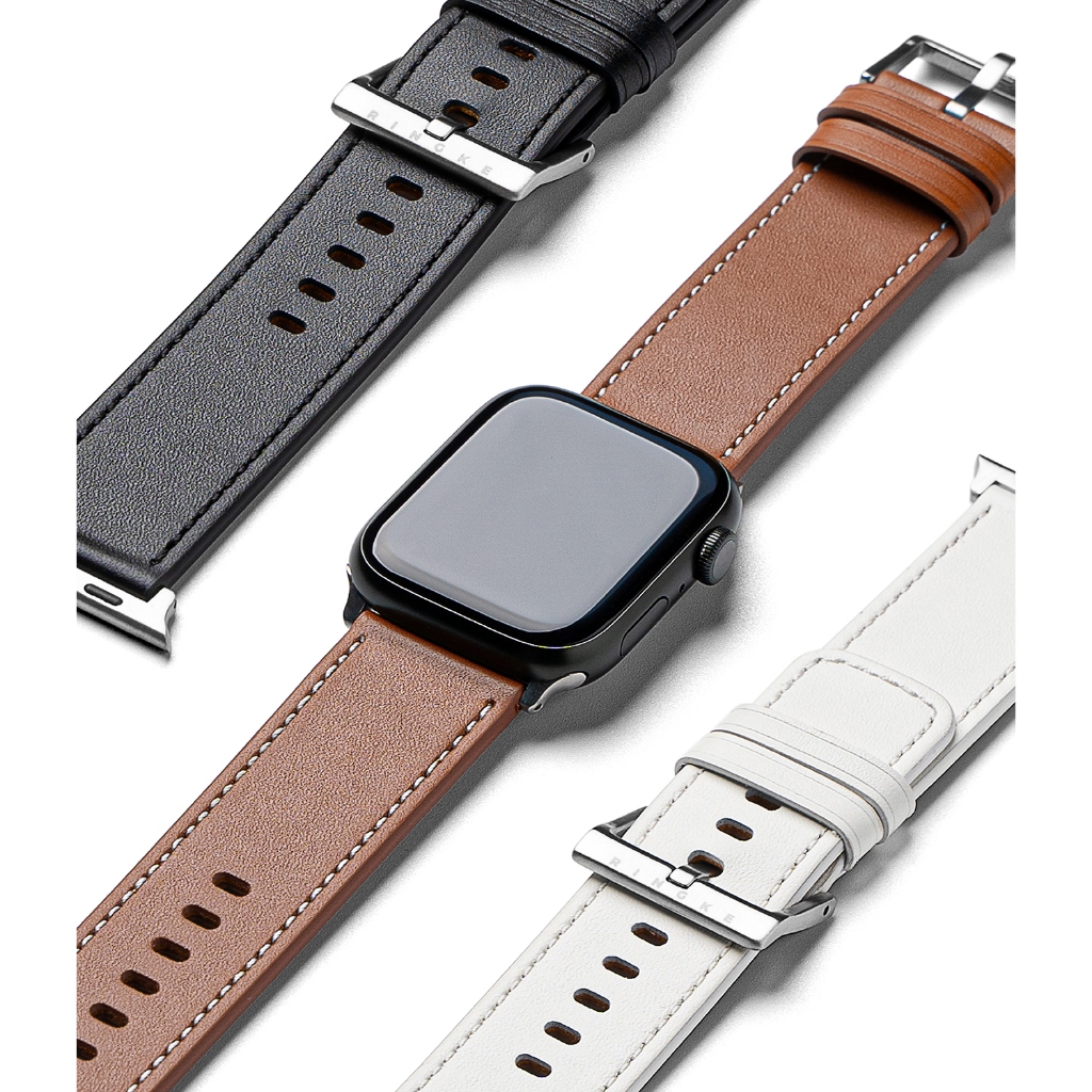 Ringke Leather One Basic Bold สําหรับ Apple Watch Series สายสมาร์ทวอทช์ที่สวยงามและมีสไตล์