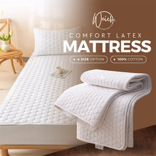 WEICH Mattress Protector Cotton Elastic Band Mattress Topper Single/Super Single/Queen/King Size