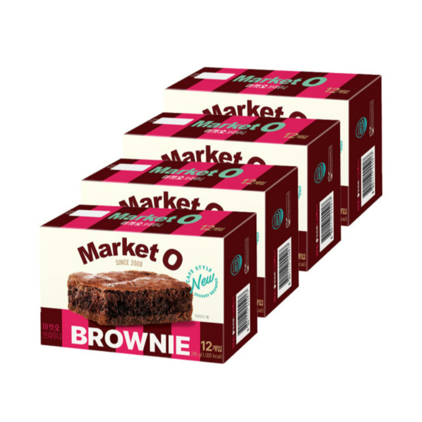 Orion Market O Brownie 12P 240g X 4 แพ็ค