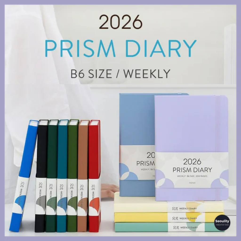 [Indigo] 2026 Prism B6 Weekly Diary | นักวางแผนเกาหลีที่มีส่วนวันที่ 32-เวก