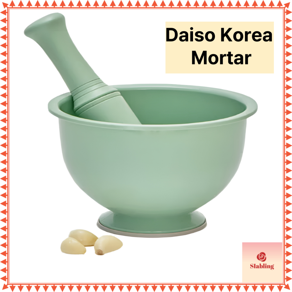 [Daiso Korea] (LIAS Pick) ชุดครก ครกกระเทียม เครื่องบดส่วนผสมอาหาร ครก / เครื่องมือครัว