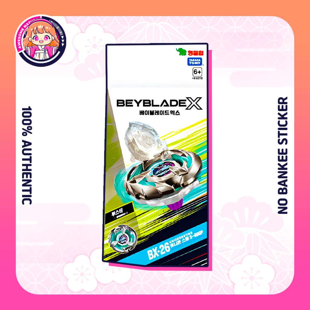 [TAKARA TOMY] BEYBLADE X BOOSTER BX-26 UNICORN STING 5-60GP