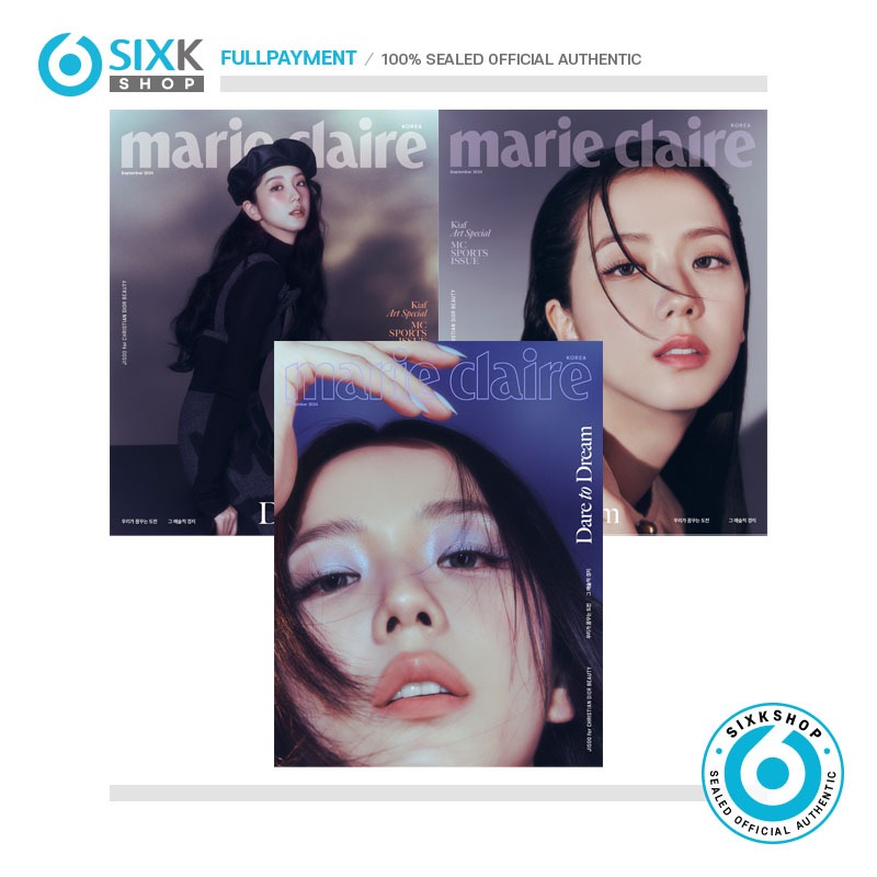 MARIE CLAIRE Magazine - JISOO COVER (2024.09 Sep.)