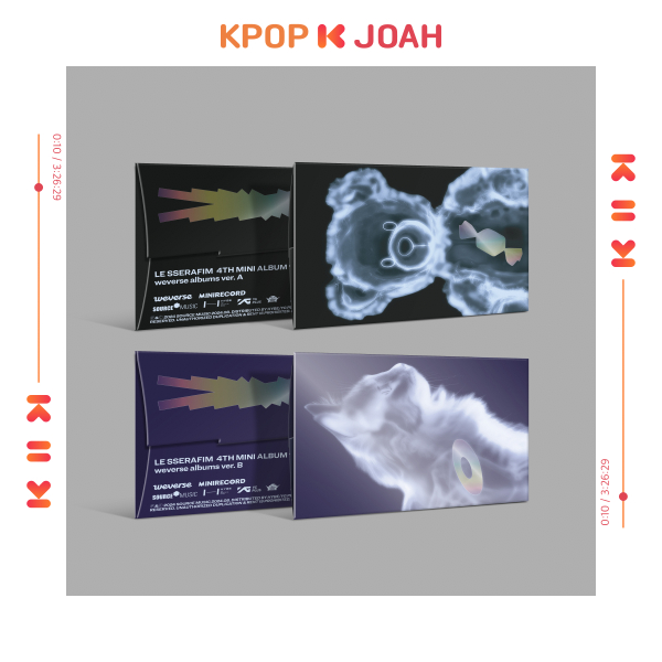 (WEVERSE ALBUMS ver.) LE SSERAFIM [CRAZY] 4th MINI ALBUM (30th Aug.2024)