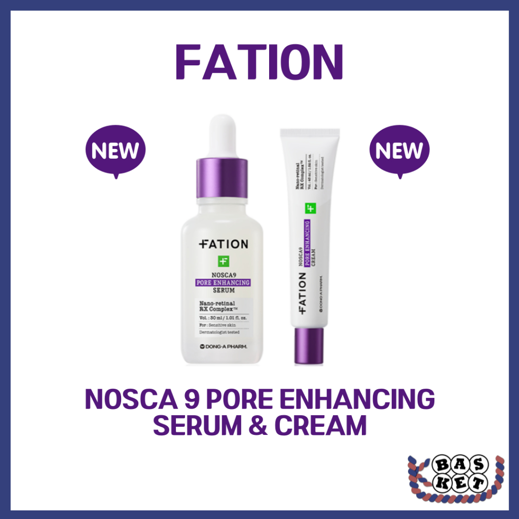 [FATION] Nosca9 PORE ENHANCING SERUM & CREAM
