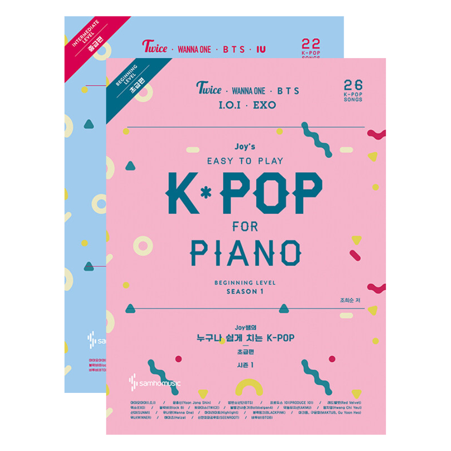 Joy's Easy To Play K-POP For Piano: Season 1, หนังสือโน้ตเพลงเกาหลี