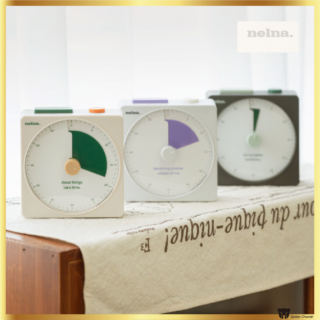 Nelna Focus On Timer Pomodoro เครื่องจับเวลาเรียน 3 สี