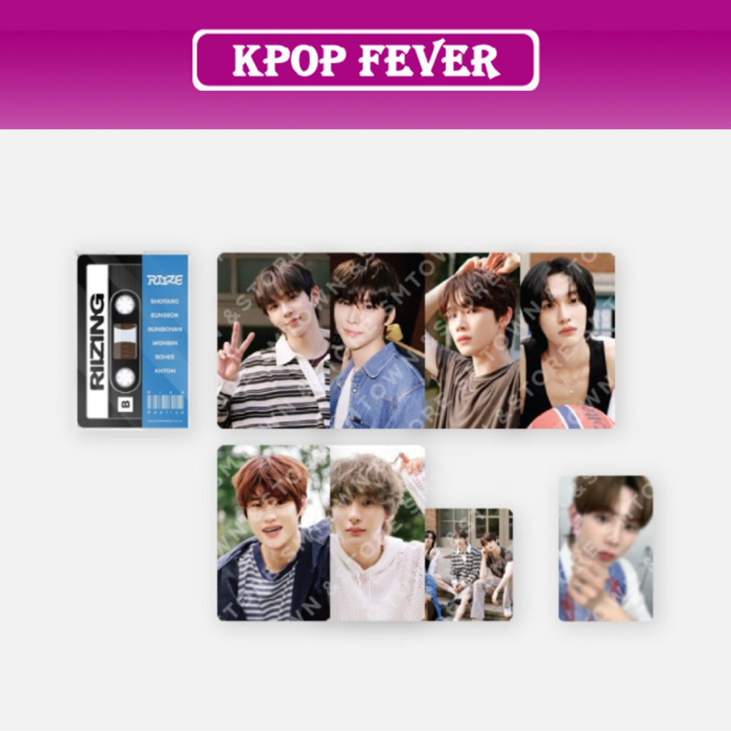 RIIZE – [ ON THE SING STREET ] MD / CASSETTE TAPE PHOTOCARD SET