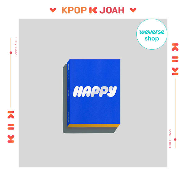 [POB / WEVERSE ALBUMS ver.) JIN (BTS) [HAPPY] SOLO ALBUM (15th Nov.2024)