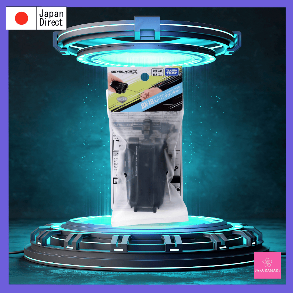 Beyblade X BX-18 String Launcher – Official Takara Tomy High-Power Launcher