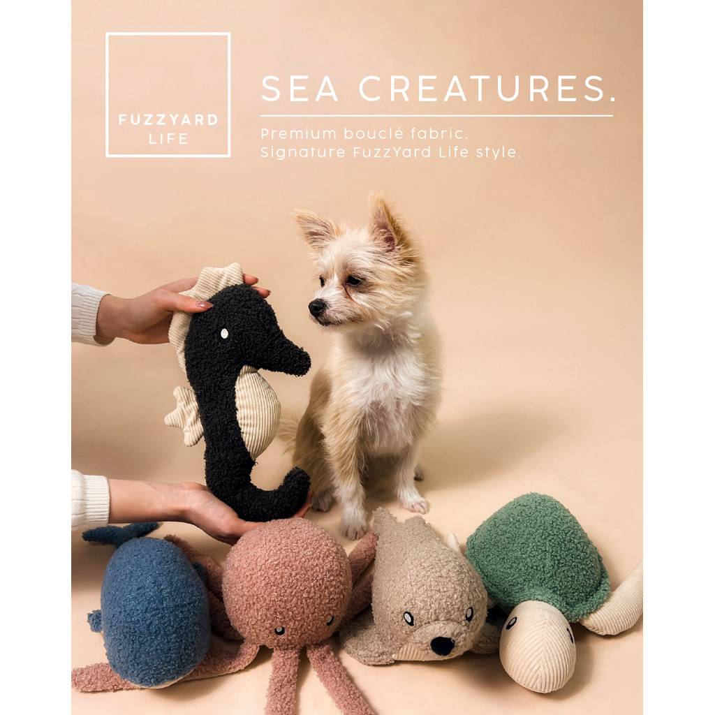Fuzzyard Sea Life ของเล่นสุนัข