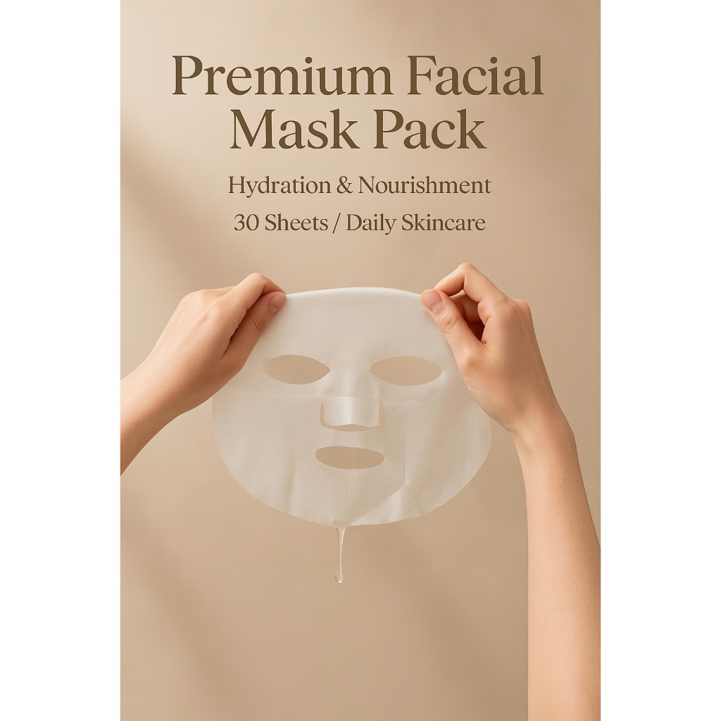 ESHUMI Premium Repair Facial Mask Pack (Cica Collagen / Snail Peptide / Vitamin Glutathione) – 25ml 
