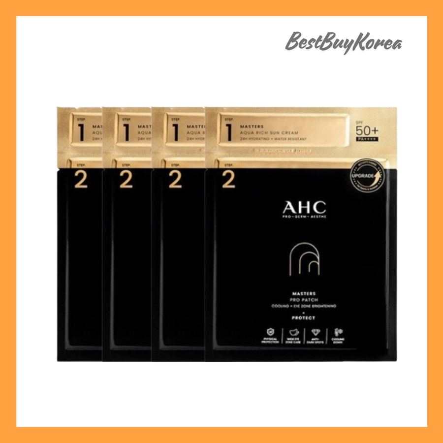 Ahc Masters Pro Patch 8g + ครีมกันแดด SPF50+ PA++++ 1.5 มล. (4 ชุด)