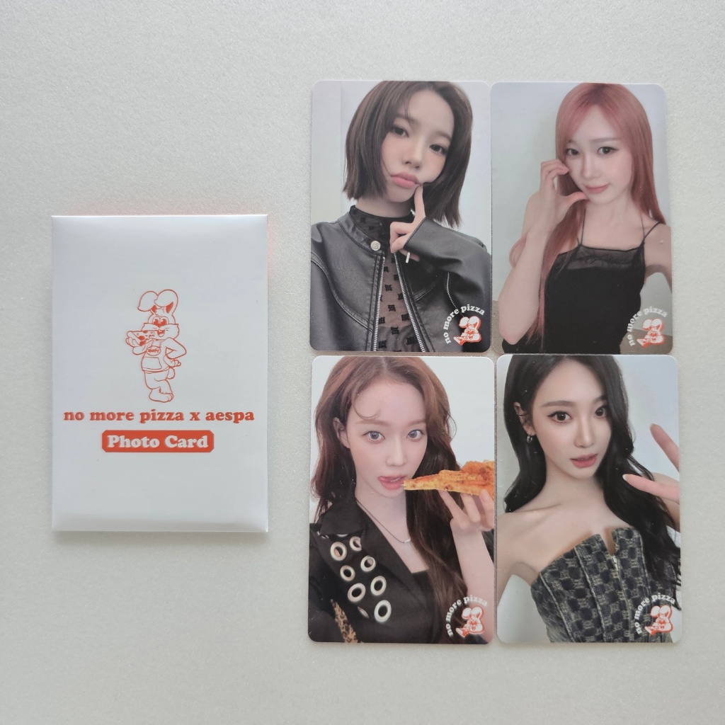 Aespa x no ruby Promotion PHOTOCARD FULL SET - 25 JUL