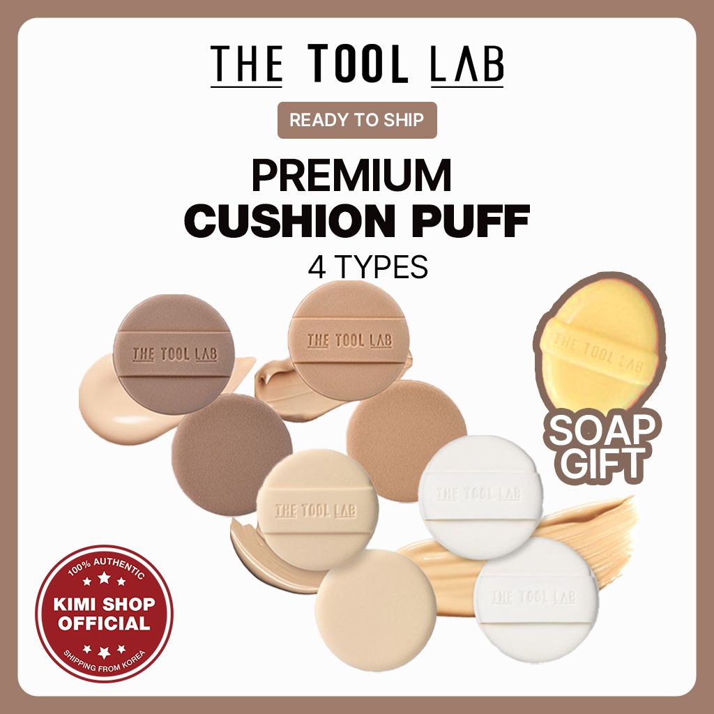 [THE TOOL LAB] Premium Cushion Puff 2P/4P 4Types Sponges Tool