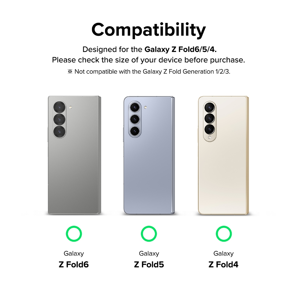 Ringke Hinge Dual Easy Film สําหรับ Galaxy Z Fold 6 5 4 ตัวป้องกันฝาครอบบานพับแบบยืดหยุ่นใส ราคา ถูกที่สุด ดีลบีเคเค แกลเลอรีภาพที่ 6