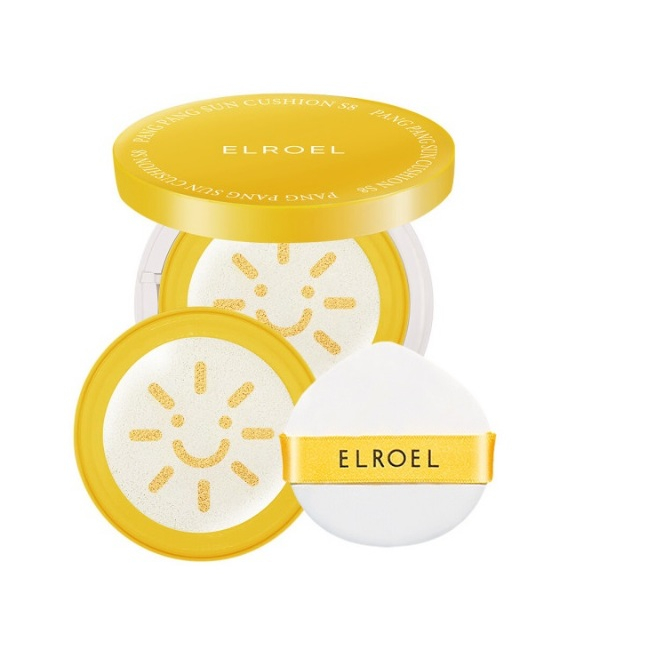 (K-BEAUTY) Elroel S8 SUN CUSHIONS แอนตี้-ริงเคิล ไวท์เทนนิ่ง มอยส์เจอร์ไรซิ่ง SPF50+ PA++++ (หลัก 25