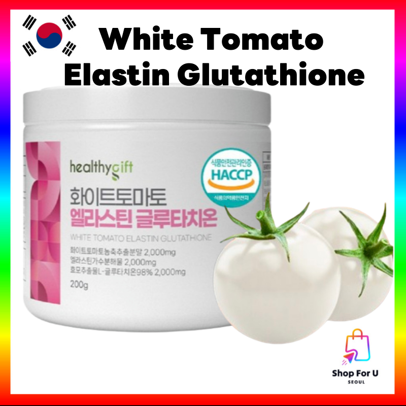 [ของขวัญเพื่อสุขภาพ] (พร้อมสต็อก) White Tomato Elastin Glutathione Powder 200g