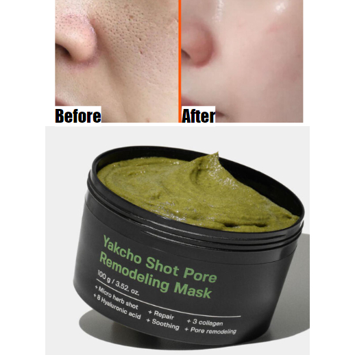 [SUNGBOON EDATOR] Yakcho Shot Pore Remodeling Mask 100g Herb Needle Shot Pore Care Mask Reedle Shot 