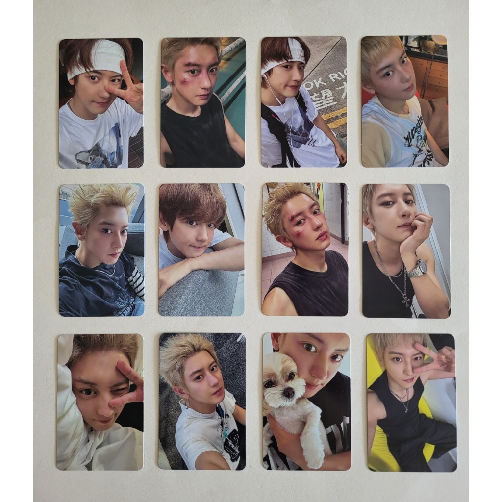 Chanyeol EXO 1ST Mini Album Black Out Official Photocard Makestar POB