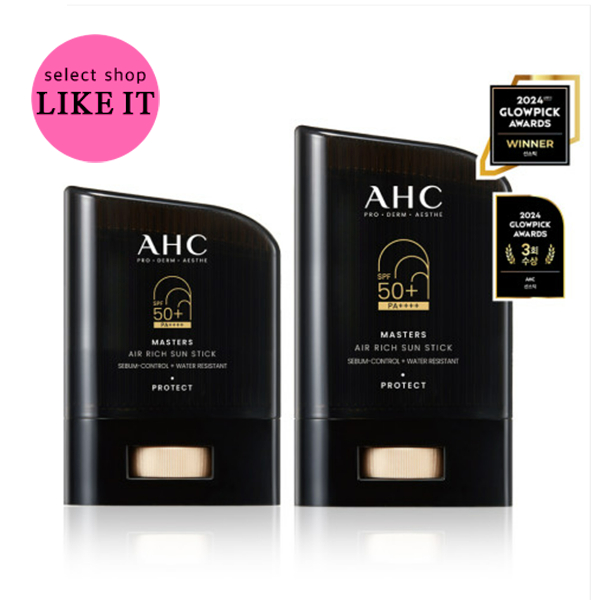 Ready To Stock AHC Masters Air Rich Sun Stick / AHC Natural Perfection Double Shield Sunstick | Shipping from Korea