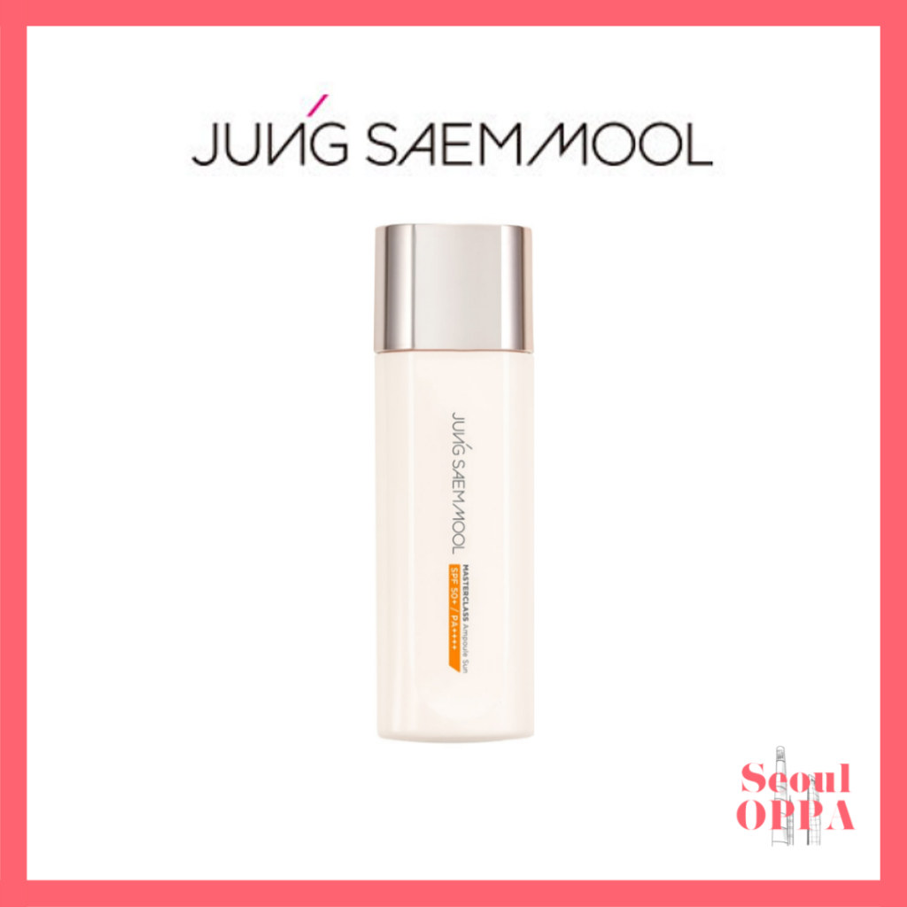[Jung Saem Mool] Masterclass Ampoule Sun 50ml SPF50+ PA++++ Sunscreen Face Sunblock Sun Cream For Sensitive Skin Hyaluronic Acid Whitening ครีมกันแดด กรดไฮยารูลอนิก ไวท์เทนนิ่ง สำหรับผิวบอบบาง