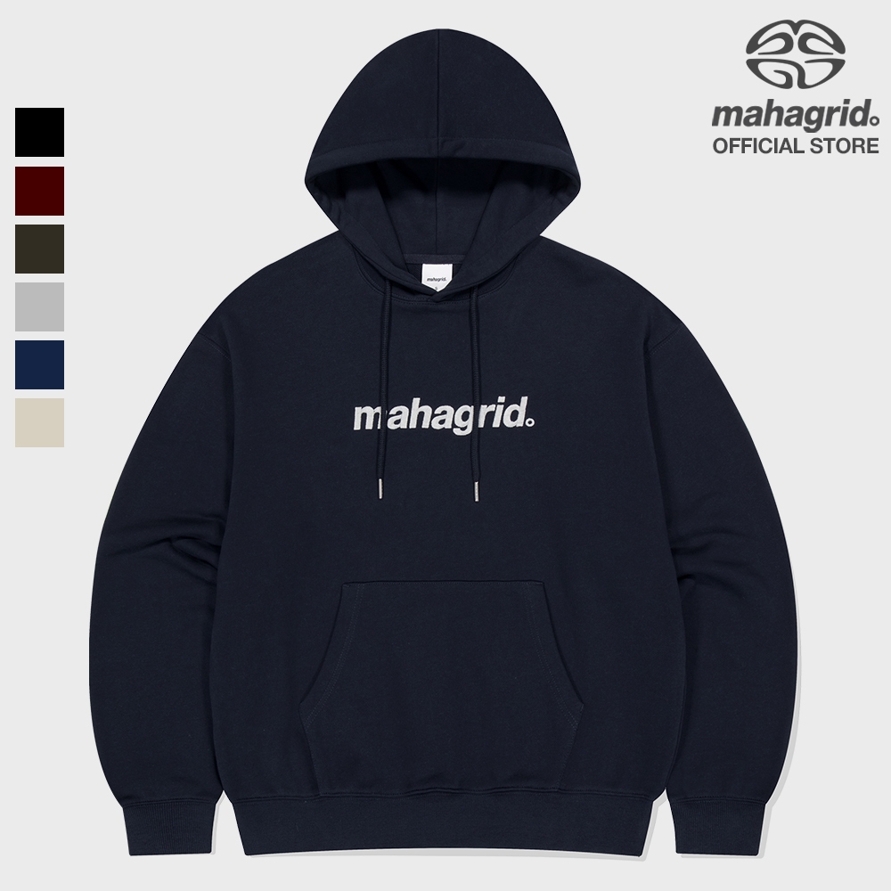 [MAHAGRID] เสื้อฮู้ดโลโก้พื้นฐาน_unisex_สไตล์เกาหลี