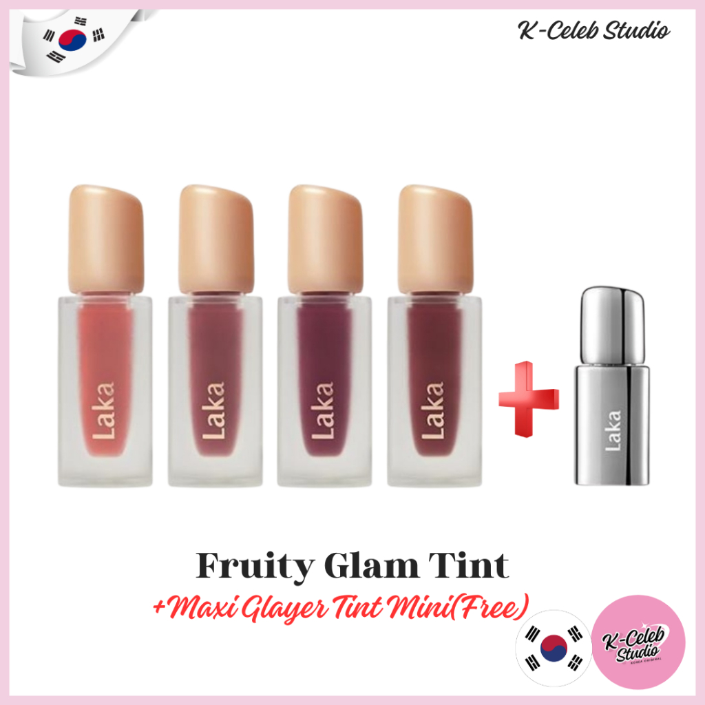 Laka Fruity Glam Tint+Maxi Glayer Tint Mini 4Types