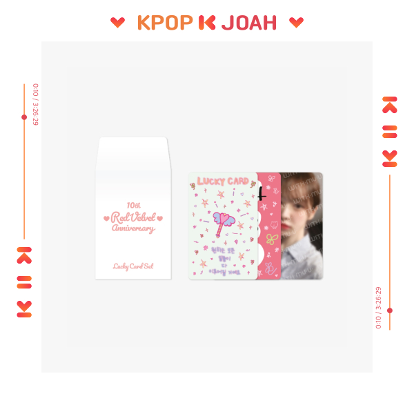 (LUCKY CARD SET) 2024 Red Velvet 10TH ANNIVERSARY MD (13th Sep.2024)