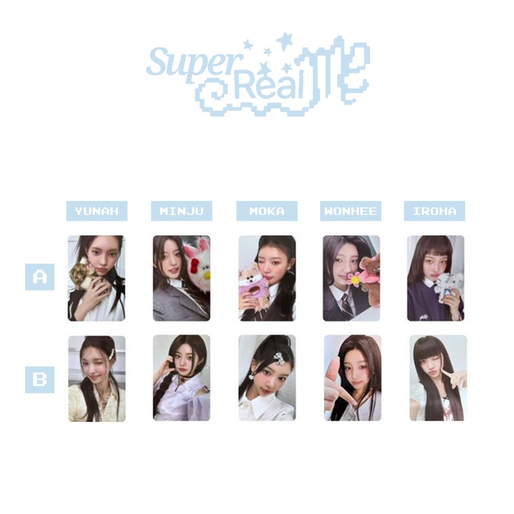 ILLIT 1st Mini album SUPER REAL ME Weverse Album Photocard