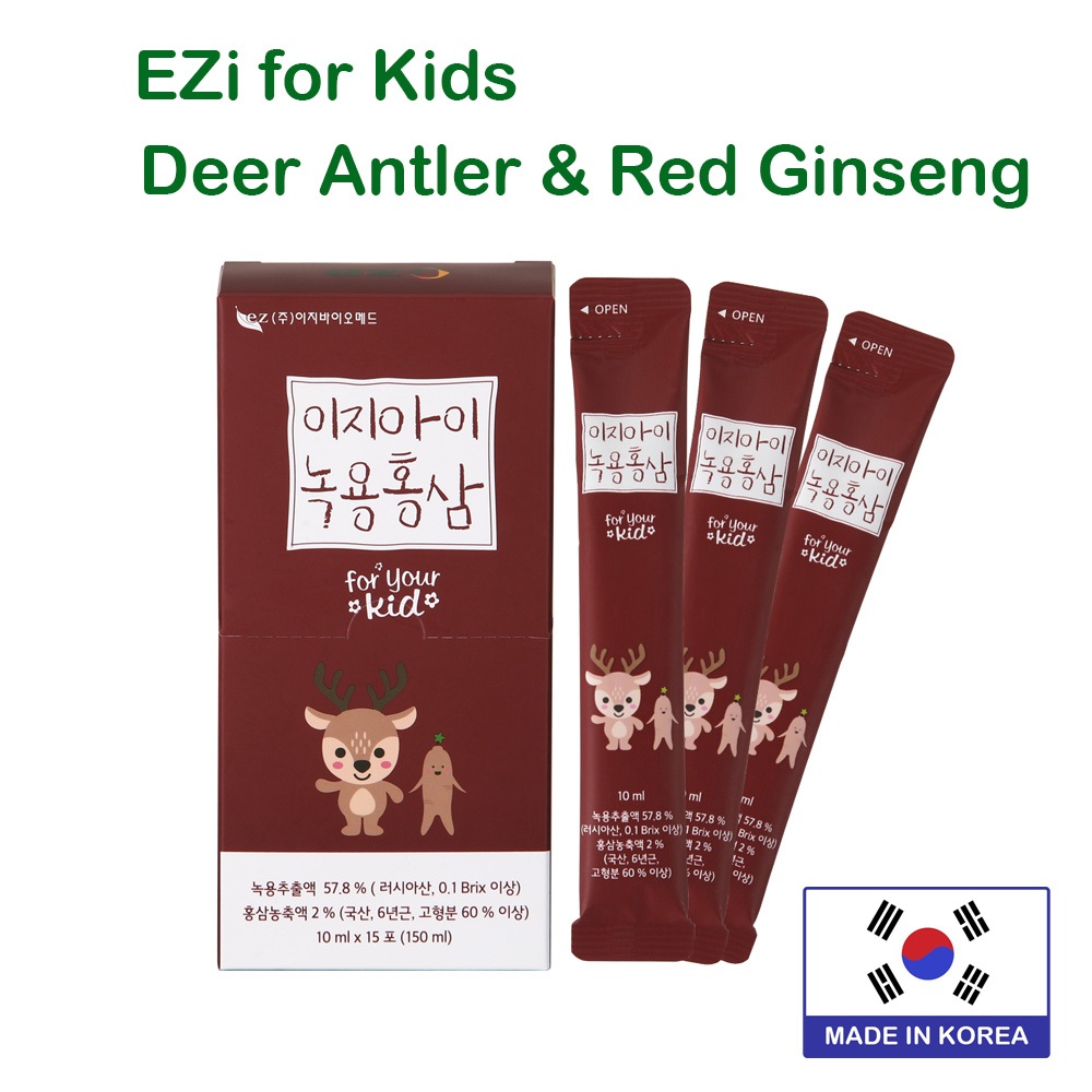 Ez-i Kids Deer Antler & Red Ginseng 10ml * 15T