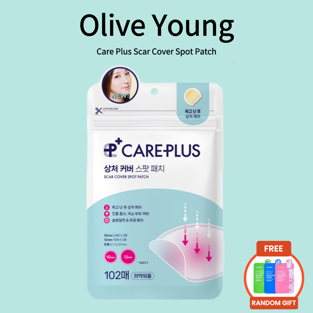 [Olive Young] Care Plus Scar Cover Spot Patch 102 นับ