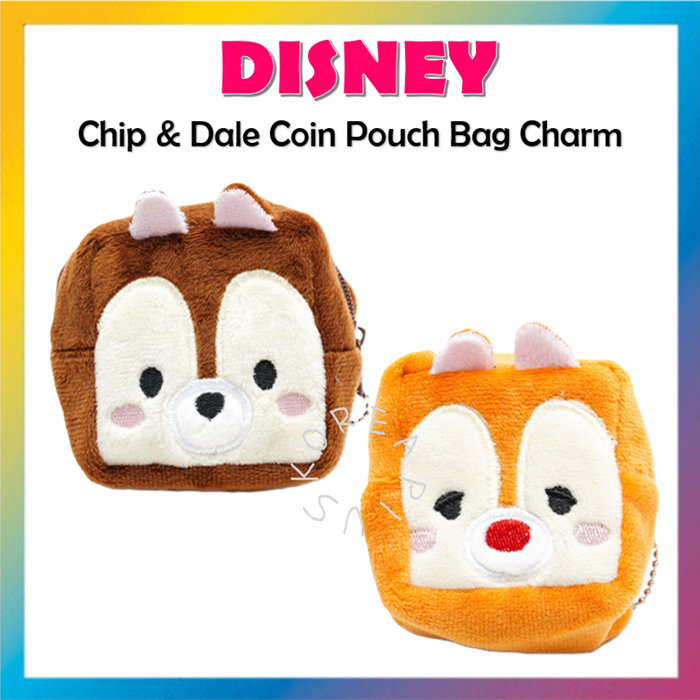 [Disney] Chip&dale Square Coin Wallet Chip n Dale 1032213