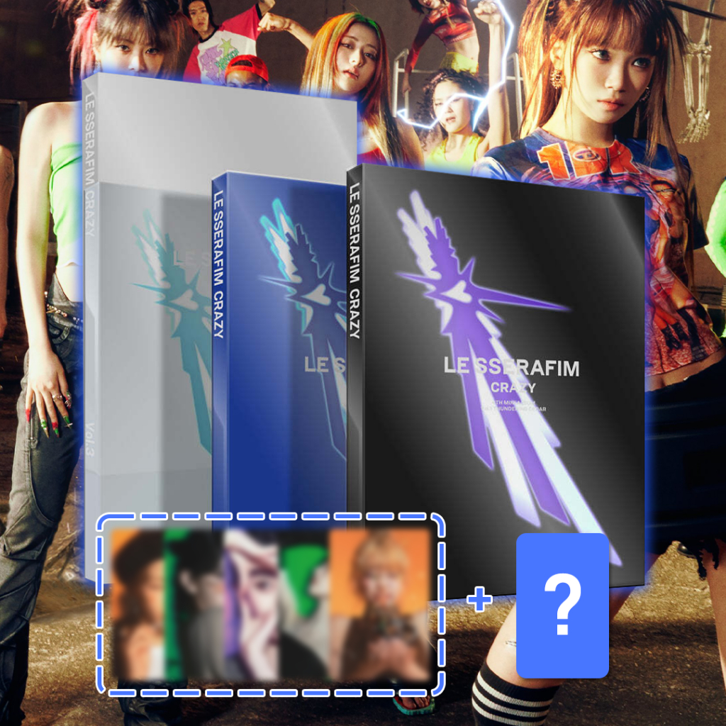 [GIFT] Le SSERAFIM 4th Mini Album CRAZY Standard Ver
