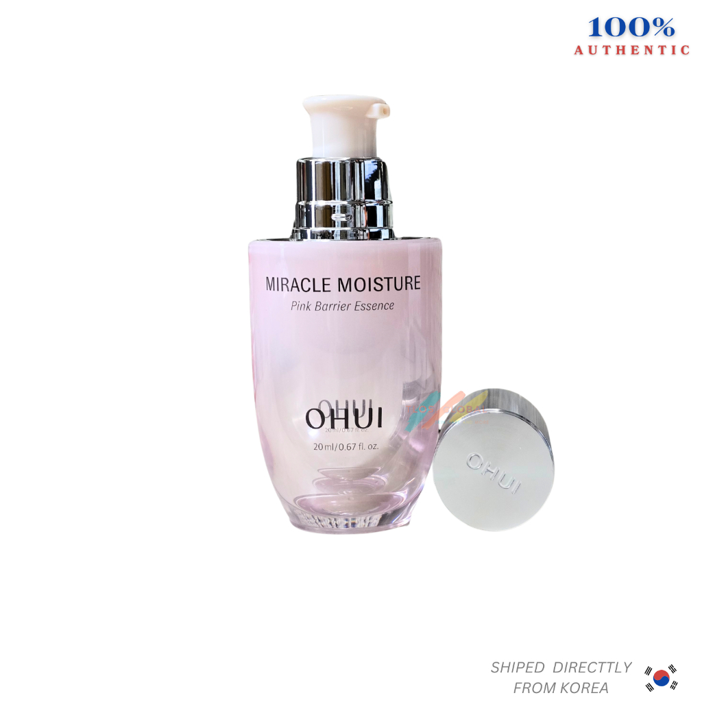 CLEARANCE DATE.02.2027| OHUI Miracle Moisture Pink Barrier Essence 20ml ให้ความชุ่มชื้น