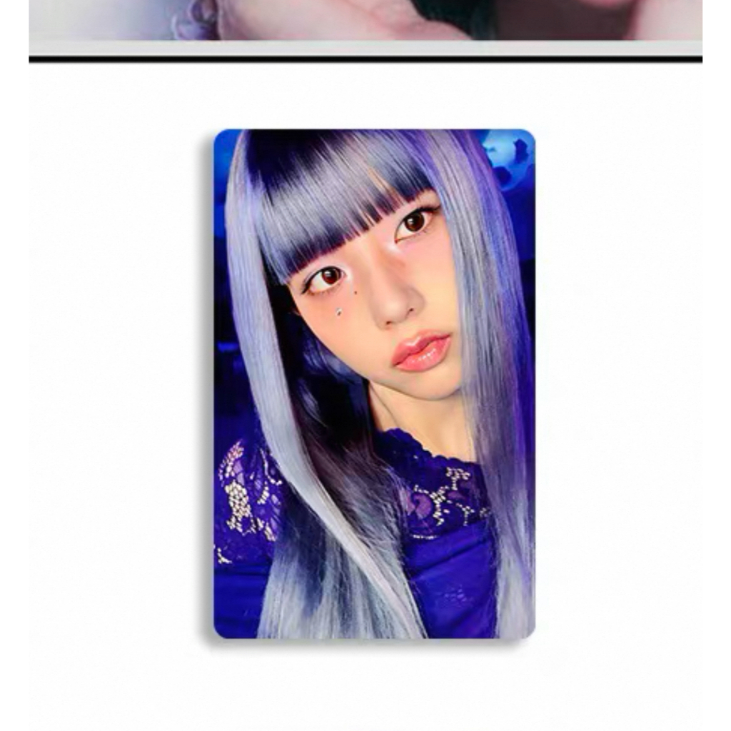 BLACKPINK Jisoo Broadcast Photocard – AMORTAGE การ์ดสุ่มจํานวนจํากัด | ผมสีม่วง เวอร์ชั่น. | K-pop I