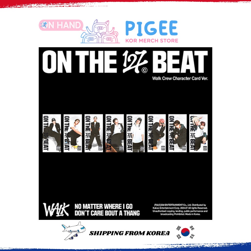 NCT 127 - [ WALK ] 6TH WALK CREW CHARACTER CARD (SMART Ver)