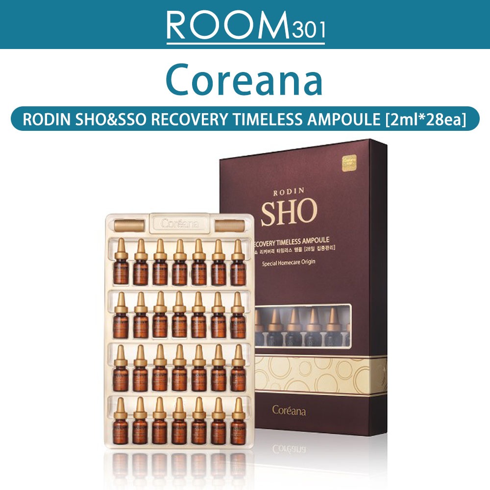 [COREANA] Rodin SHO&SSO RECOVERY TIMELESS 28DAYS AMPOULE (2ml*28ea)