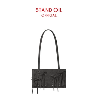 [STAND OIL] Oblong Bag Lace Up / 2 colors