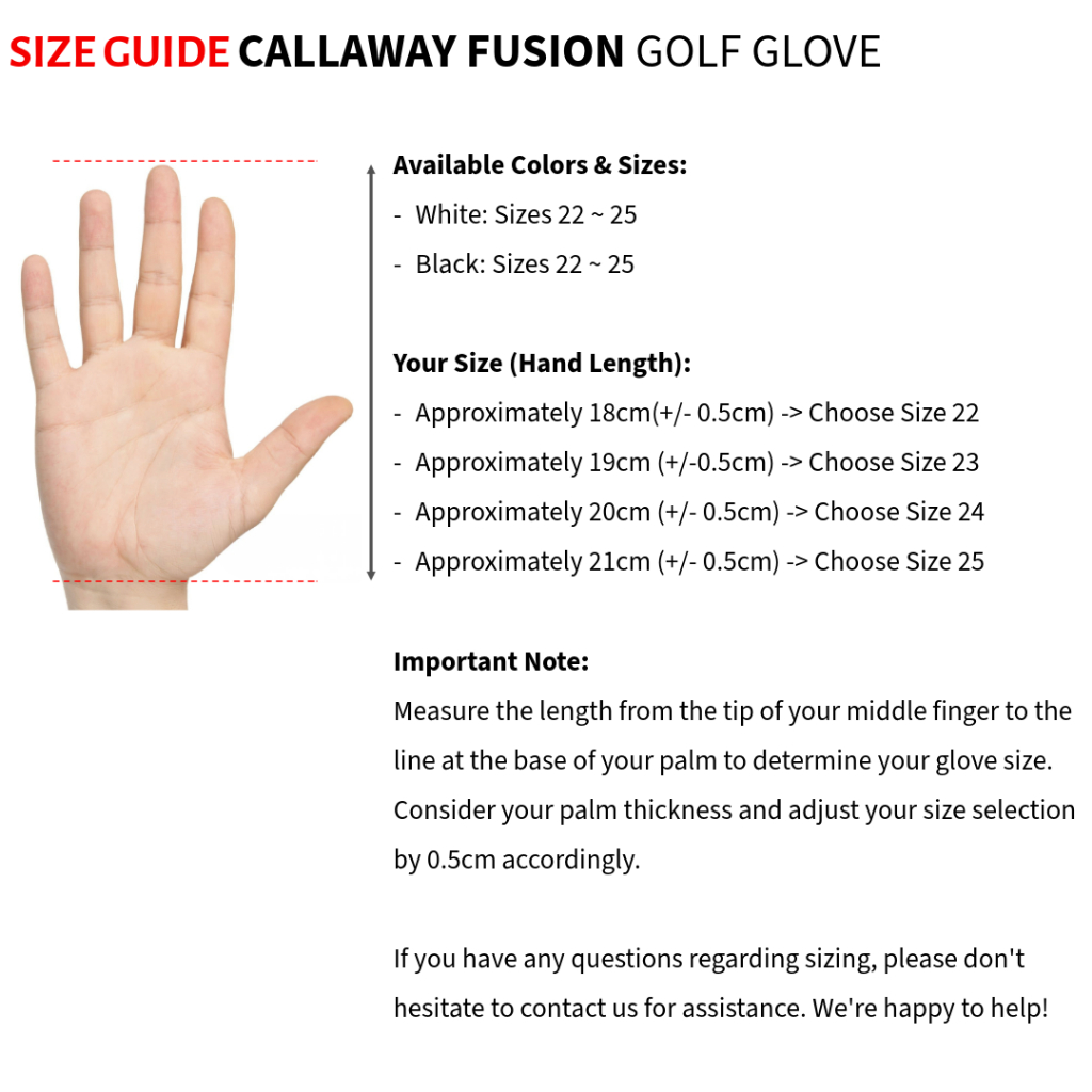 [Callaway] ถุงมือกอล์ฟ FUSION (มือซ้ายผู้ชาย) ราคา ถูกที่สุด ดีลบีเคเค แกลเลอรีภาพที่ 9