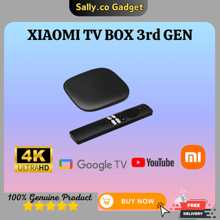 Xiaomi TV Box S 3rd Gen 4K Ultra HDR Android TV Box Voice Search Remote Smart Media Player