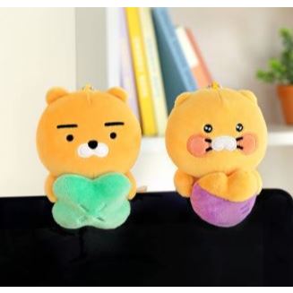 Ryan Keyring Goods Keyholder Figure Monitor Doll Kakao Goods Gift พวงกุญแจน่ารัก พวงกุญแจ
