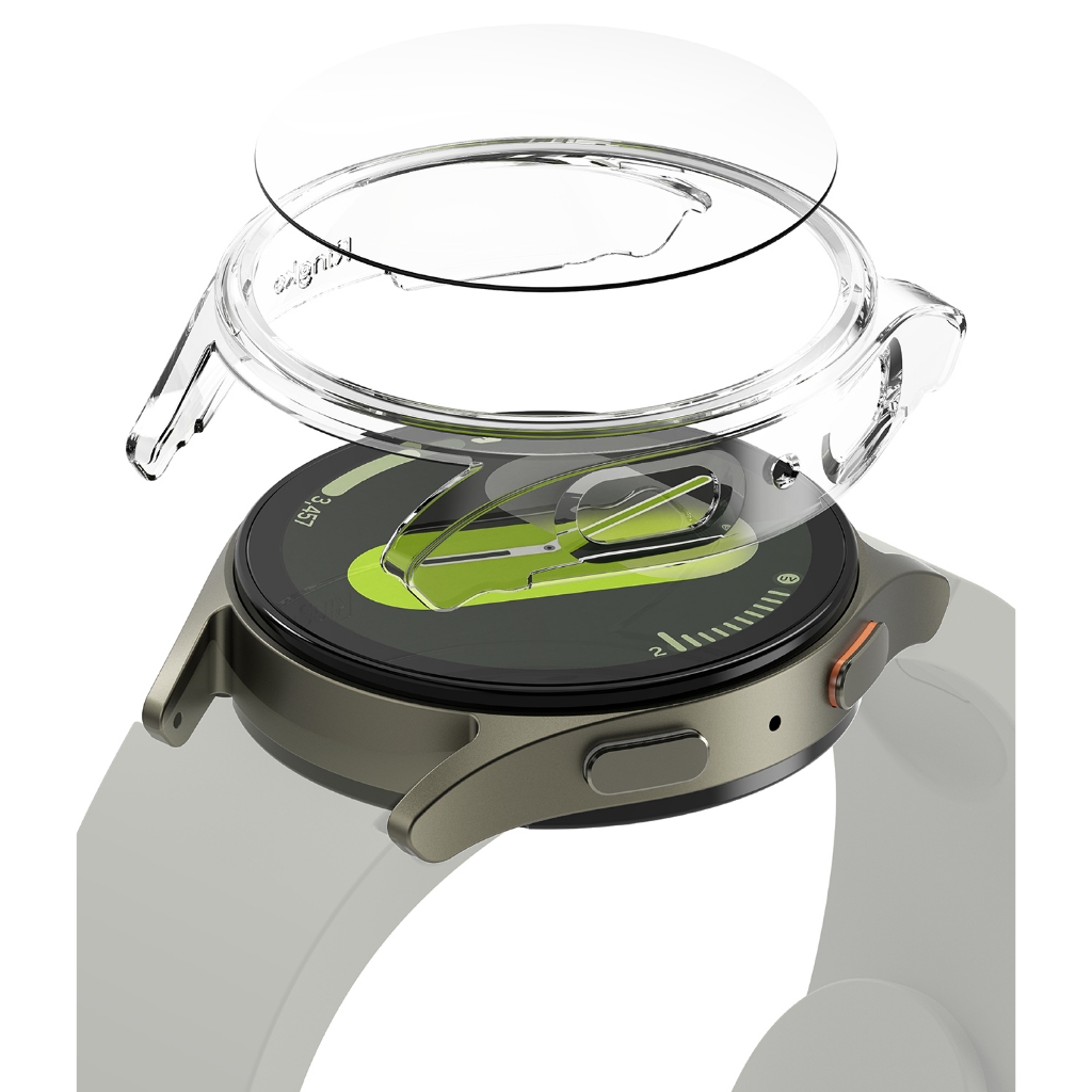 Ringke Slim & Glass สำหรับ Galaxy Watch 7 40mm ปกแข็งน้ำหนักเบาทนต่อการขีดข่วนพร้อมกระจกกันรอยหน้าจอ