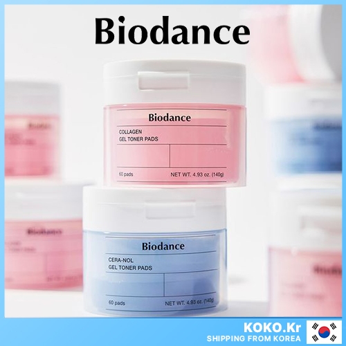 Biodance Gel Toner Pads Collagen / Cera-nol 60 แผ่น พร้อม FREEBIES